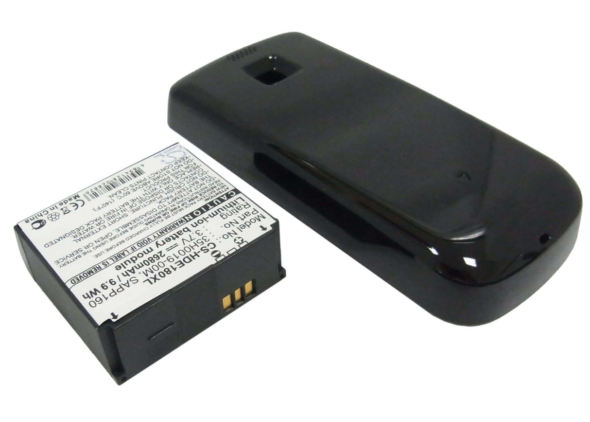 Battery For Htc Magic, A6161, Sapphire, Black Back Cover 3.7v, 2680mah - 9.92wh Batteries for Electronics Cameron Sino Technology Limited   