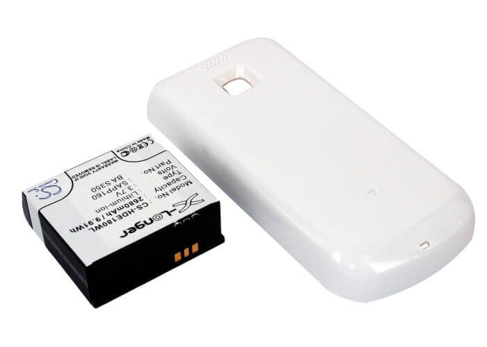 Battery For Htc Magic, A6161, Sapphire, White Back Cover 3.7v, 2680mah - 9.92wh Batteries for Electronics Cameron Sino Technology Limited   