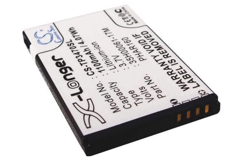 Battery For Htc P3470, P3479, Pharos, Pharos 100 3.7v, 1100mah - 4.07wh Batteries for Electronics Cameron Sino Technology Limited (Suspended)   