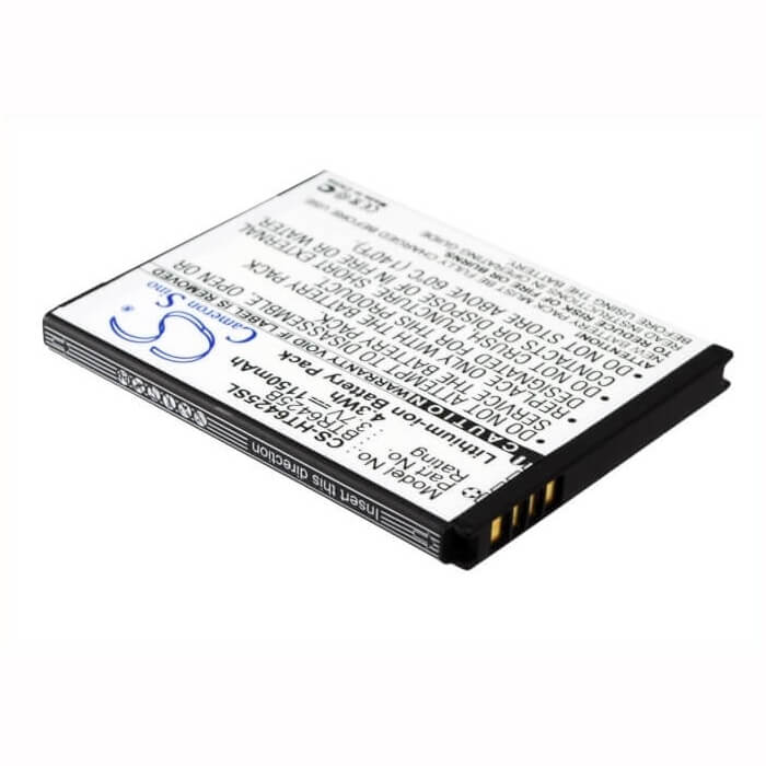 Battery For Htc Rezound, Vigor, Thunderbolt 2 3.7v, 1150mah - 4.26wh Batteries for Electronics Cameron Sino Technology Limited   