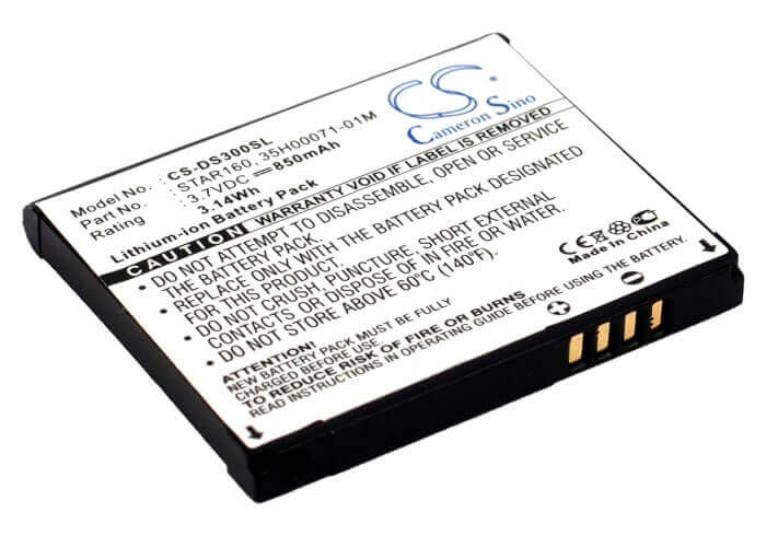 Battery For Htc Str Trk, Star Trek, Startrek 100 3.7v, 850mah - 3.15wh Batteries for Electronics Cameron Sino Technology Limited   