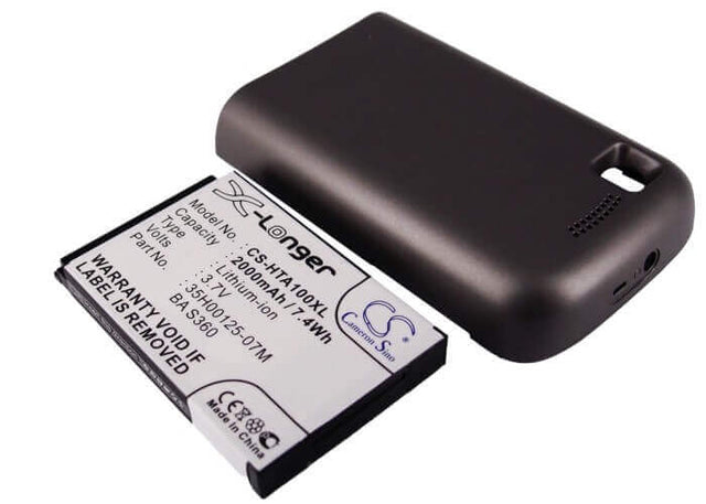 Battery For Htc Tatto, Clic100, A3288 3.7v, 2000mah - 7.40wh Batteries for Electronics Cameron Sino Technology Limited   