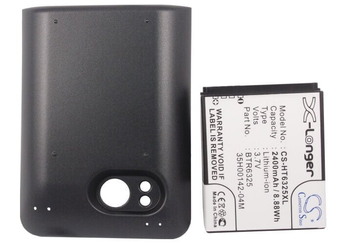 Battery For Htc Thunderbolt, Thunderbolt 4g, Adr6400 3.7v, 2400mah - 8.88wh Batteries for Electronics Cameron Sino Technology Limited (Suspended)   