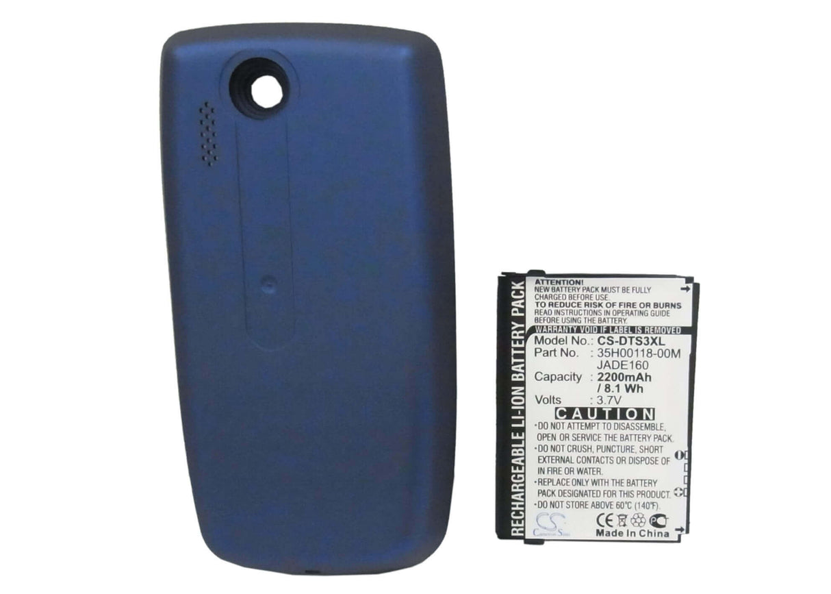 Battery For Htc Touch 3g, Jade, Jade 100 3.7v, 2200mah - 8.14wh Batteries for Electronics Cameron Sino Technology Limited   