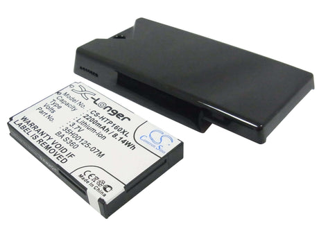 Battery For Htc Touch Diamond 2, Topaz 100, T5353 3.7v, 2200mah - 8.14wh Batteries for Electronics Cameron Sino Technology Limited   