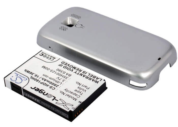 Battery For Htc Touch Pro 2, Touch Pro Ii, T7373, Silver Back Cover 3.7v, 2800mah - 10.36wh Batteries for Electronics Cameron Sino Technology Limited   