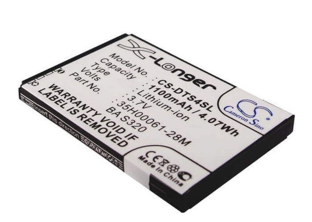 Battery For Htc Touch Viva, Opal, Opal 100 3.7v, 1100mah - 4.07wh Batteries for Electronics Cameron Sino Technology Limited (Suspended)   