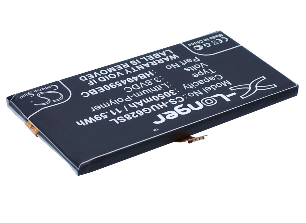 Battery For Huawei Ascend G628, Honor 7, Ascend G628-tl00 3.8v, 3050mah - 11.59wh Batteries for Electronics Cameron Sino Technology Limited   