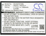 Battery For Huawei Ascend Y210, Ascend Y210c, Ascend Y210-0151 3.7v, 1300mah - 4.81wh Batteries for Electronics Cameron Sino Technology Limited   