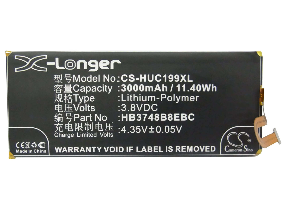 Battery For Huawei C199, C199-cl00, Maimang 3.8v, 3000mah - 11.40wh Batteries for Electronics Cameron Sino Technology Limited   