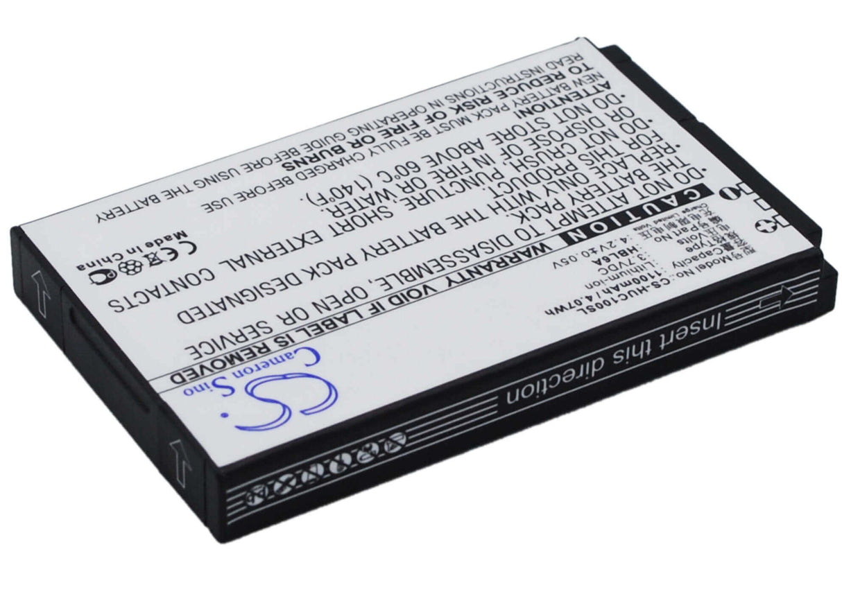 Battery For Huawei C2600, C2606, C2800 3.7v, 1100mah - 4.07wh Batteries for Electronics Cameron Sino Technology Limited   