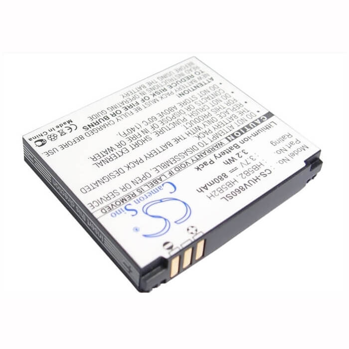 Battery For Huawei C7600, C5900, U7300 3.7v, 880mah - 3.26wh Batteries for Electronics Cameron Sino Technology Limited   