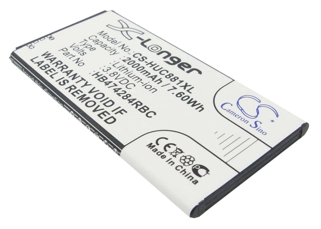 Battery For Huawei C8816, C8816d, Ascend Y550 3.8v, 2000mah - 7.60wh Batteries for Electronics Cameron Sino Technology Limited   