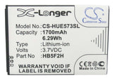 Battery For Huawei E5330, E5330bs-2, E5336 3.7v, 1700mah - 6.29wh Hotspot Cameron Sino Technology Limited   