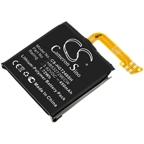 Battery For Huawei, Gt2 46mm 3.82v, 450mah - 1.72wh Smartwatch Cameron Sino Technology Limited   