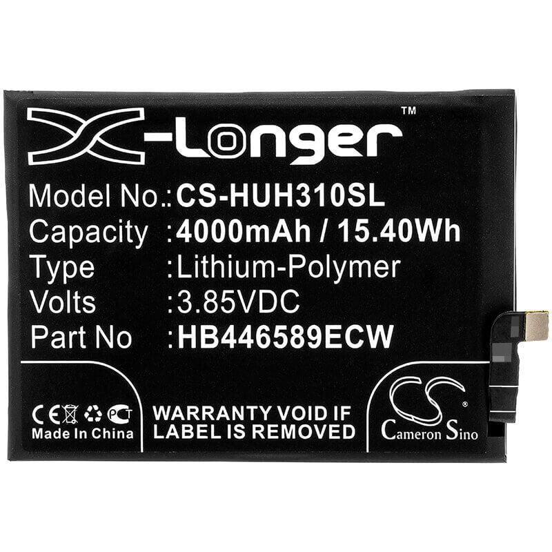 Battery For Huawei, Honor View 30 Pro, Honor View 30 Pro 5g, Oxf-al10 3.85v, 4000mah - 15.40wh Batteries for Electronics Cameron Sino Technology Limited   