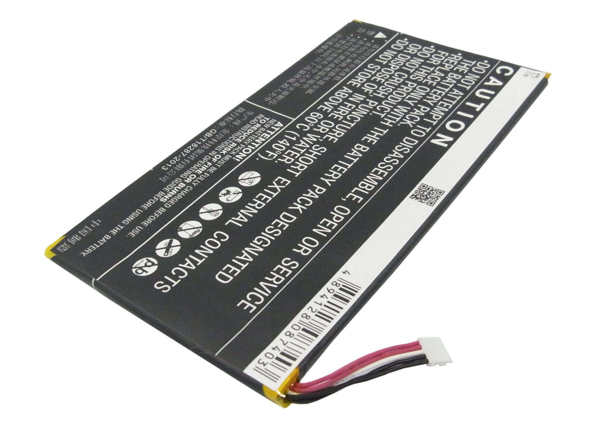 Battery For Huawei Honor X1 7d-504l, Honor X1 4g 7d-504l 3.7v, 4100mah - 15.17wh Batteries for Electronics Cameron Sino Technology Limited (Suspended)   