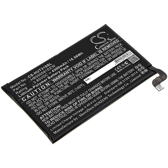 Battery For Huawei, Lio-an00, Lio-an00p, Mate 30 Pro 3.85v, 4300mah - 16.56wh Batteries for Electronics Cameron Sino Technology Limited   