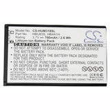 Battery For Huawei M318, U120, U121 3.7v, 700mah - 2.59wh Batteries for Electronics Cameron Sino Technology Limited   