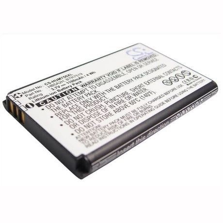 Battery For Huawei M750, U7519, M228 3.7v, 1100mah - 4.07wh Batteries for Electronics Cameron Sino Technology Limited   