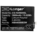 Battery For Huawei, Nova 6, Wlz-al10, Wlz-an00 3.85v, 3900mah - 15.02wh Batteries for Electronics Cameron Sino Technology Limited   