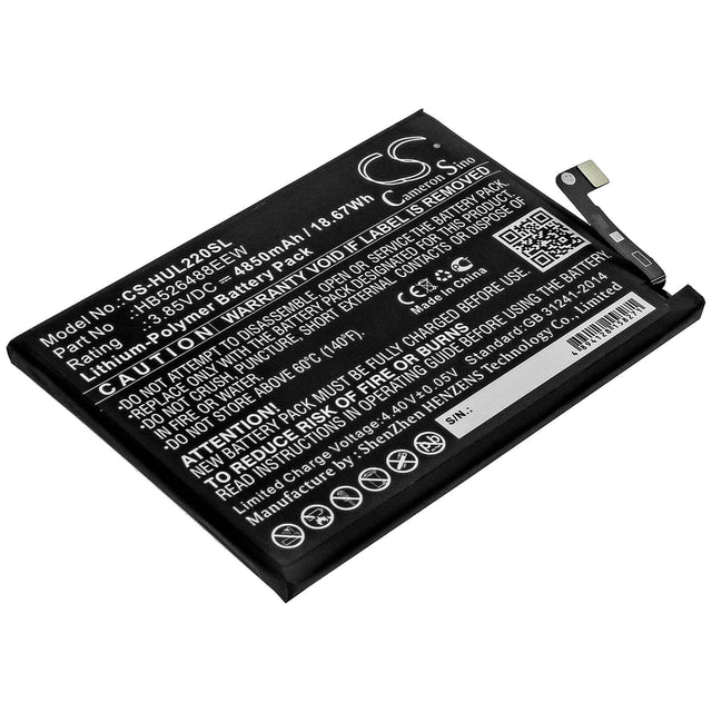 Battery For Huawei, P Smart 2021, Ppa-l22, Ppa-lx2 3.85v, 4850mah - 18.67wh Batteries for Electronics Cameron Sino Technology Limited   