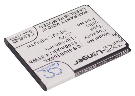 Battery For Huawei U8150, Ideos, C8500 3.7v, 1300mah - 4.81wh Batteries for Electronics Cameron Sino Technology Limited   