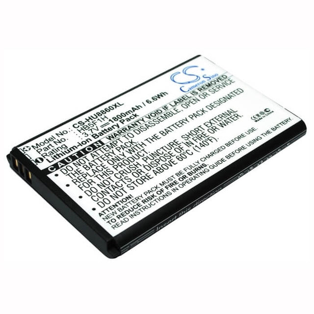 Battery For Huawei U8860, Honor, M886 3.7v, 1800mah - 6.66wh Batteries for Electronics Cameron Sino Technology Limited   