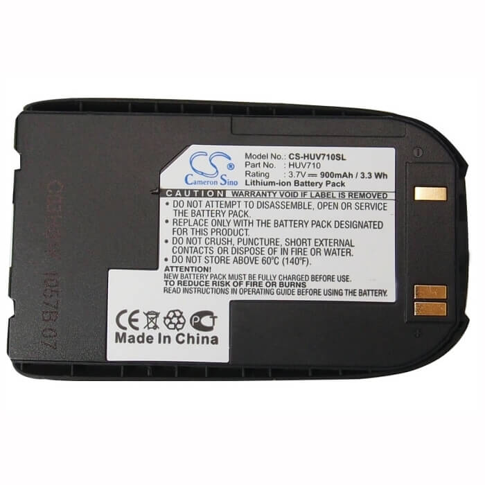 Battery For Huawei V710 3.7v, 900mah - 3.33wh Batteries for Electronics Cameron Sino Technology Limited (Suspended)   