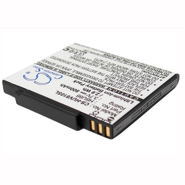 Battery For Huawei V810, T7200, U7200 3.7v, 800mah - 2.96wh Batteries for Electronics Cameron Sino Technology Limited (Suspended)   