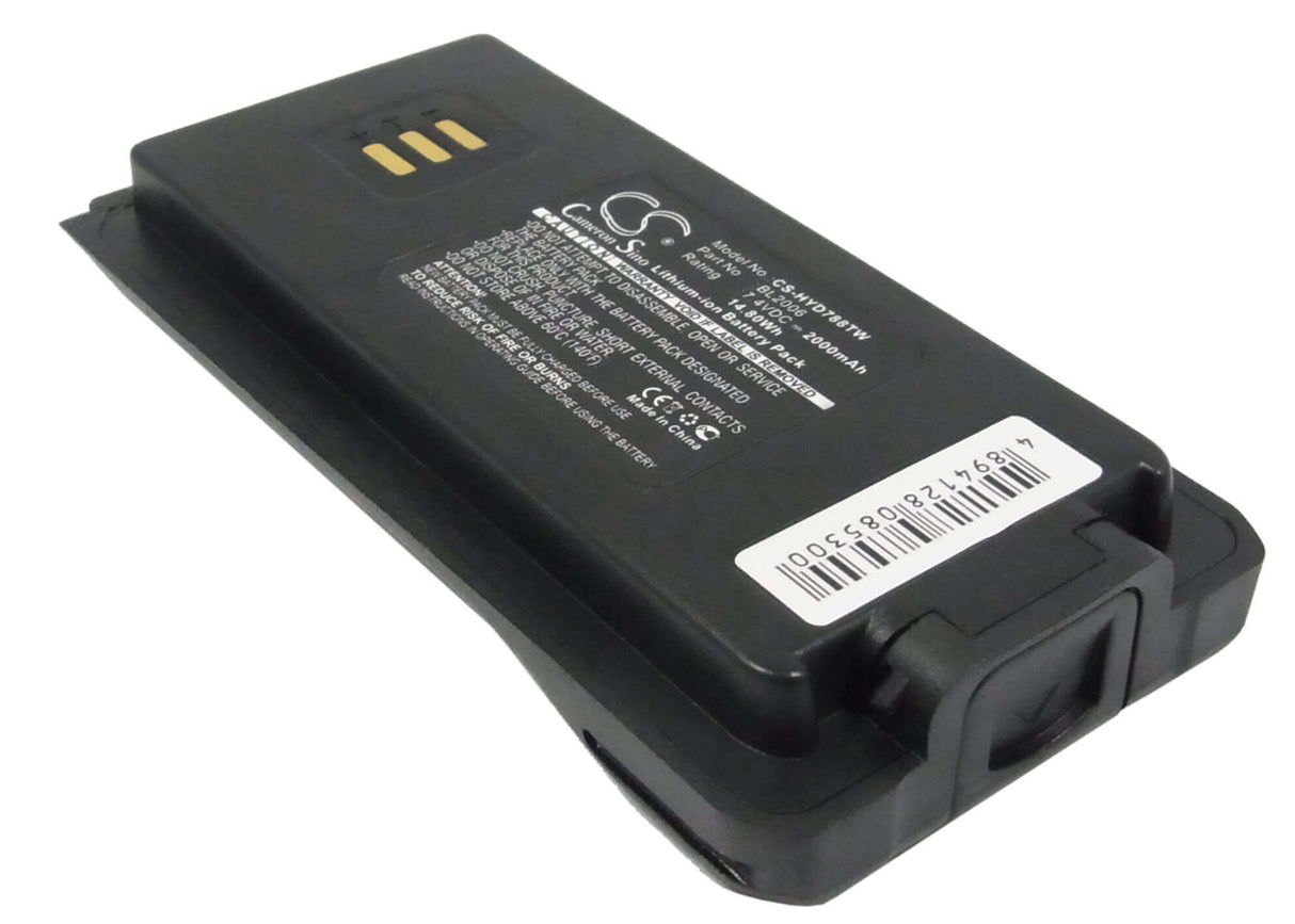 Battery For Hyt Pd788, Pd780 7.4v, 2000mah - 14.80wh Two-Way Radio Cameron Sino Technology Limited   