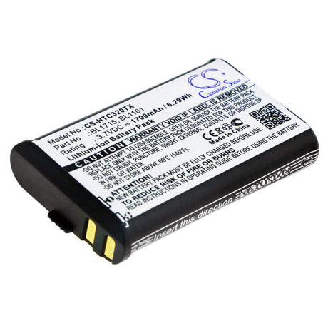 Battery For Hyt, Tc-320, Tc-320u 3.7v, 1700mah - 6.29wh Two-Way Radio Cameron Sino Technology Limited   