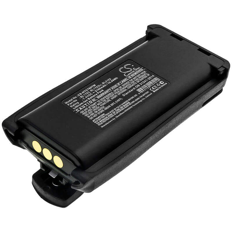 Battery For Hyt, Tc 800m, Tc-700, Tc-700u 7.4v, 2100mah - 15.54wh Two-Way Radio Cameron Sino Technology Limited   