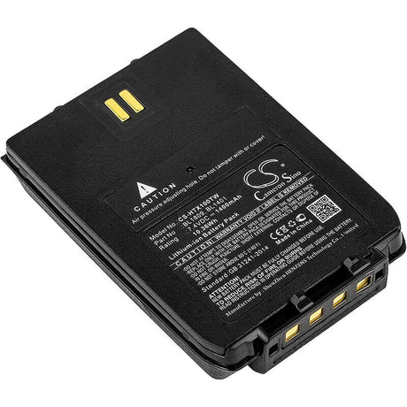 Battery For Hyt, X1e, X1p, Hytera 7.4v, 1400mah - 10.36wh Two-Way Radio Cameron Sino Technology Limited   