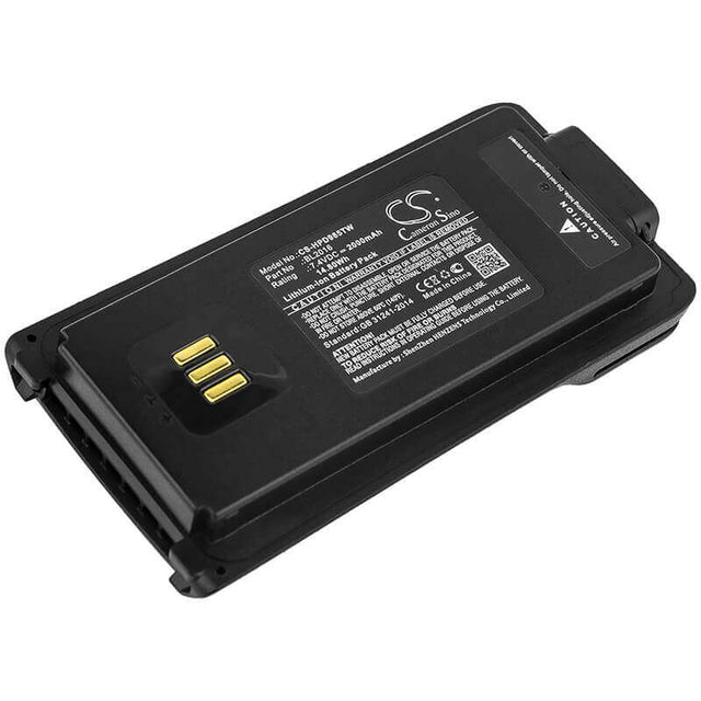 Battery For Hytera, Pd985, Pd985u 7.4v, 2000mah - 14.80wh Two-Way Radio Cameron Sino Technology Limited   