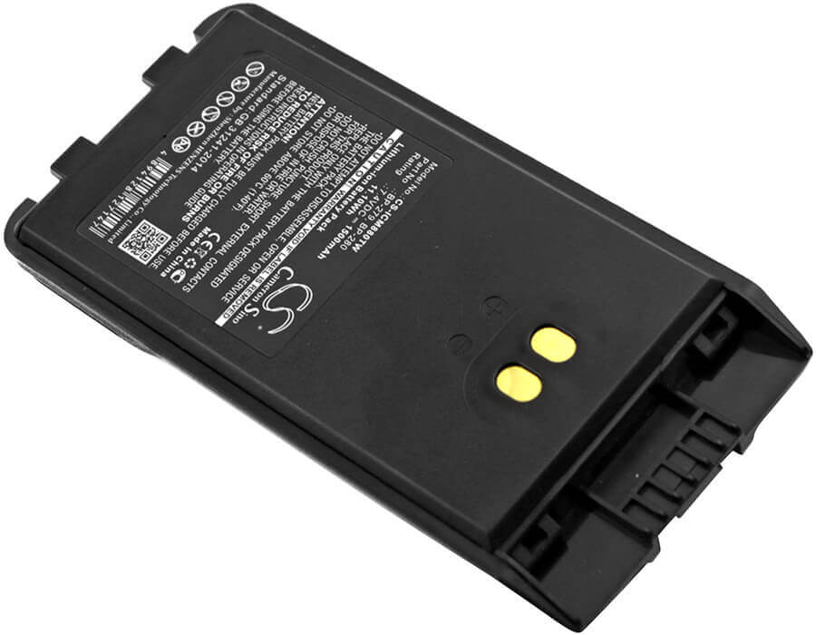 Battery For Icom F1000, F1000d, F1000s 7.4v, 1500mah - 11.10wh Two-Way Radio Cameron Sino Technology Limited   