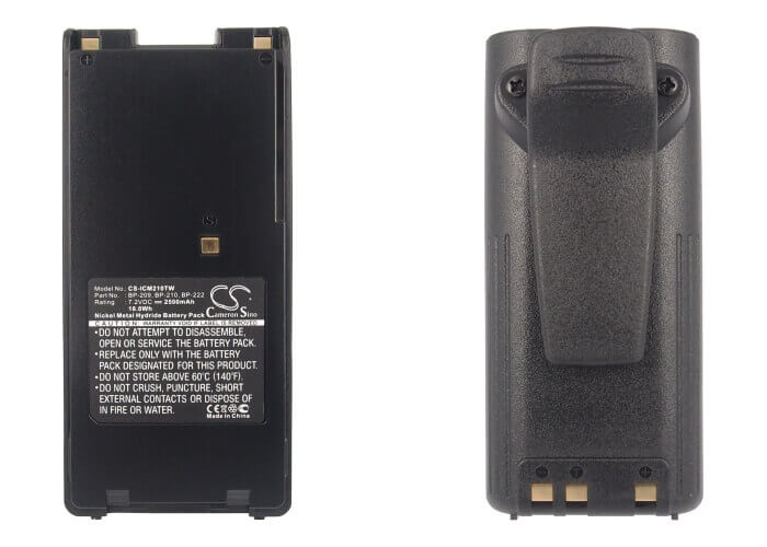 Two-Way Radio Battery For Icom Ic-a6, Ic-a6e, Ic-a24 7.2v, 2500mah - 18.00wh Two-Way Radio Cameron Sino Technology Limited   