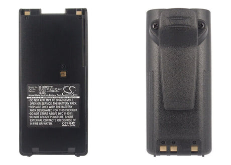 Battery For Icom Ic-a6, Ic-a6e, Ic-a24 7.2v, 2500mah - 18.00wh Two-Way Radio Cameron Sino Technology Limited   