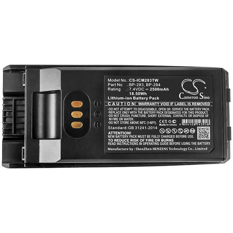 Two-Way Radio Battery For Icom, Ic-f3400, Ic-f3400d 7.4v, 2500mah - 18.50wh Two-Way Radio Cameron Sino Technology Limited   