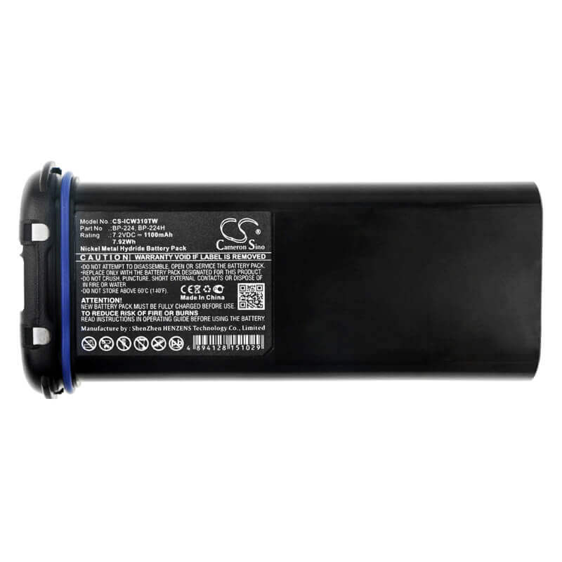 Two-Way Radio Battery For Icom, Ic-ic-m2a, Ic-ic-m31, Ic-m21 7.2v, 1100mah - 7.92wh Two-Way Radio Cameron Sino Technology Limited   