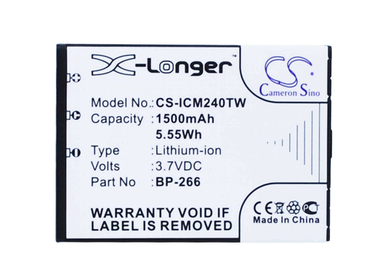 Battery For Icom Ic-m24, Ic-m23 3.7v, 1500mah - 5.55wh Two-Way Radio Cameron Sino Technology Limited   