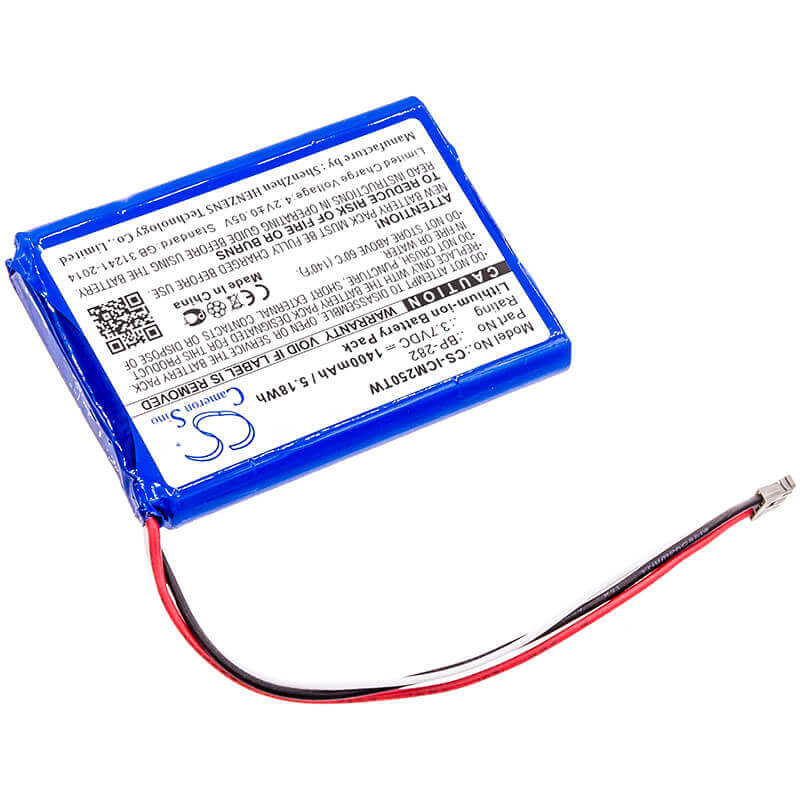 Battery For Icom, Ic-m25, 3.7v, 1400mah - 5.18wh Two-Way Radio Cameron Sino Technology Limited   