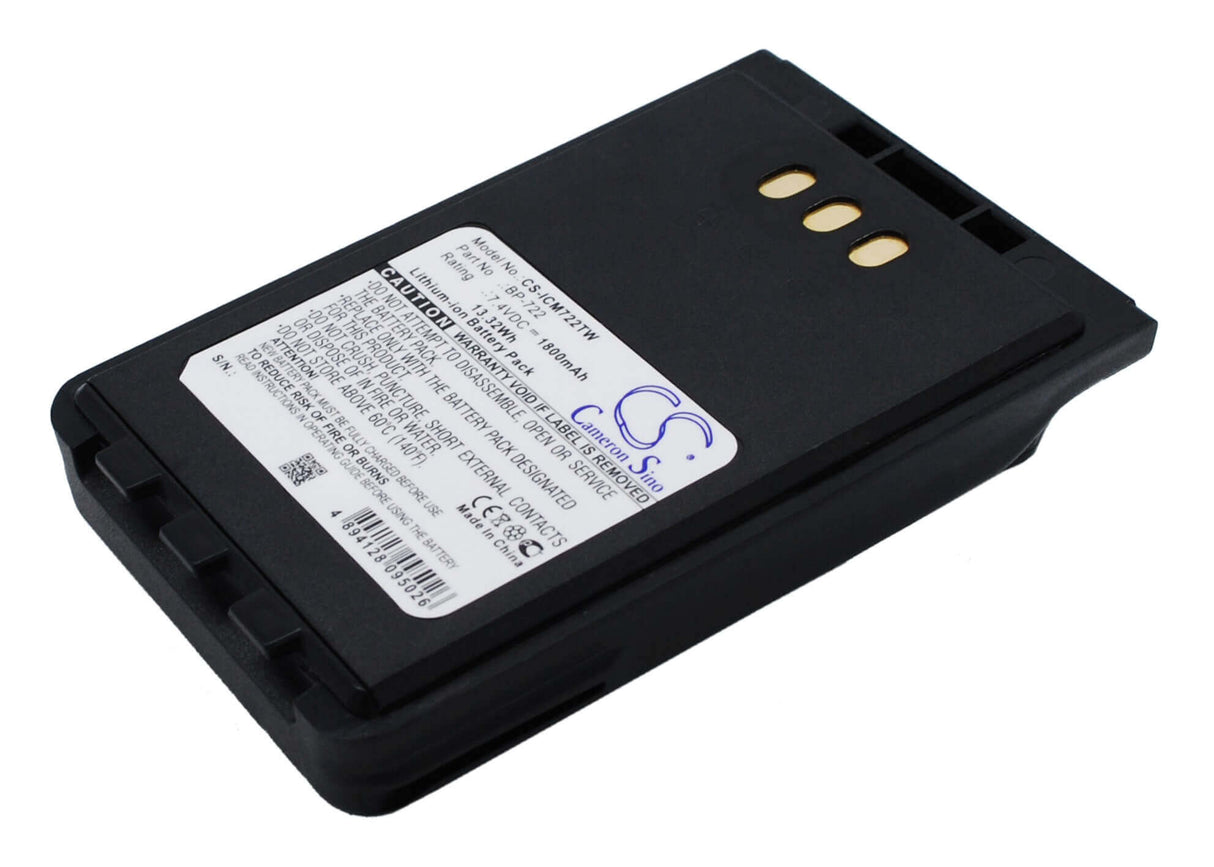 Battery For Icom Id-31a, Id-31e, Id-51a 7.4v, 1800mah - 13.32wh Two-Way Radio Cameron Sino Technology Limited   