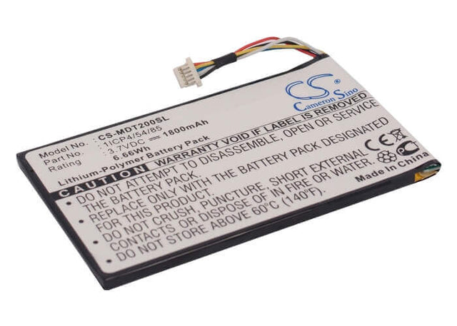 Battery For Ieimobile Modat-200 3.7v, 1800mah - 6.66wh Barcode Scanner Cameron Sino Technology Limited   