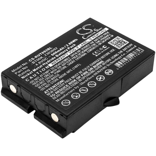 Battery For Ikusi, 2303692, Rad-tf Transmitters, Rad-ts 4.8v, 600mah - 2.88wh Crane Remote Control Cameron Sino Technology Limited   