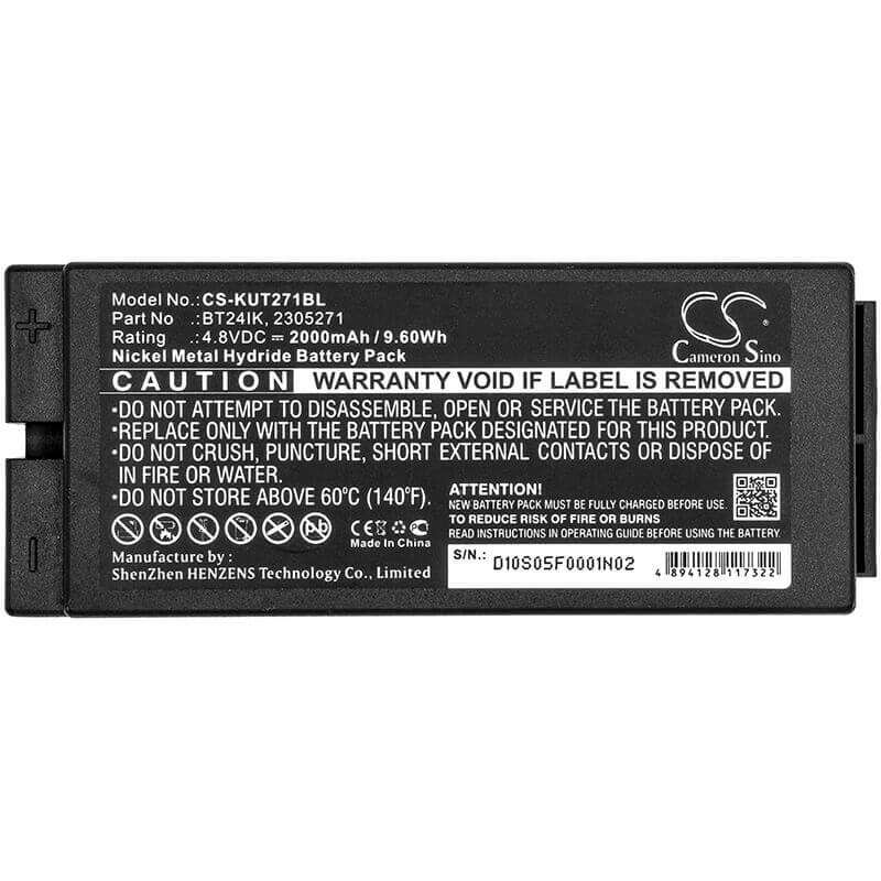 Battery For Ikusi Bt20k, Bt24ik, Tm70/3, Tm70/8, Transmitters 4.8v, 2000mah - 9.60wh Batteries for Electronics Cameron Sino Technology Limited   