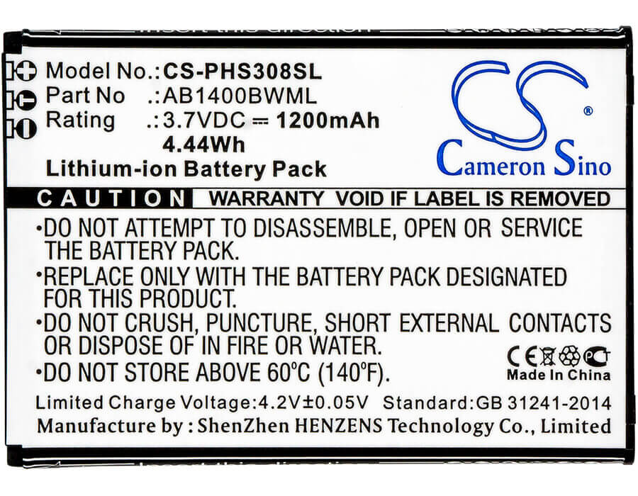 Battery For Inew, U1 3.7v, 1200mah - 4.44wh Mobile, SmartPhone Cameron Sino Technology Limited   