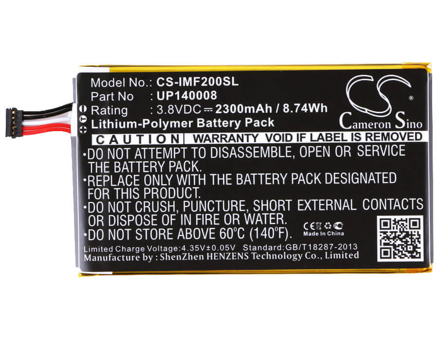 Battery For Infocus M2 3.8v, 2300mah - 8.74wh Batteries for Electronics Cameron Sino Technology Limited   