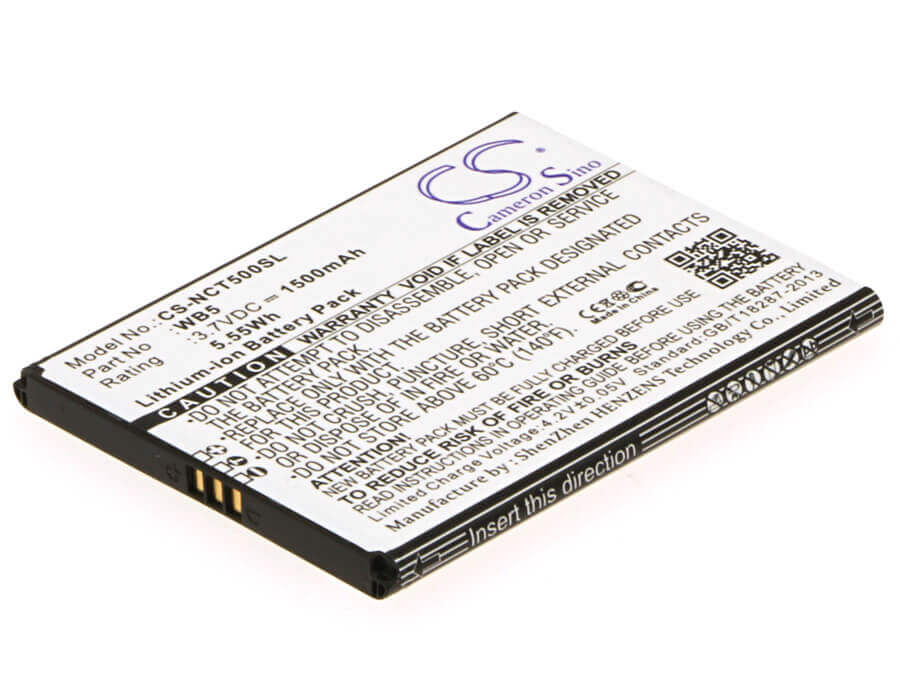 Battery For Inq Cloud Touch 3.7v, 1500mah - 5.55wh Mobile, SmartPhone Cameron Sino Technology Limited   