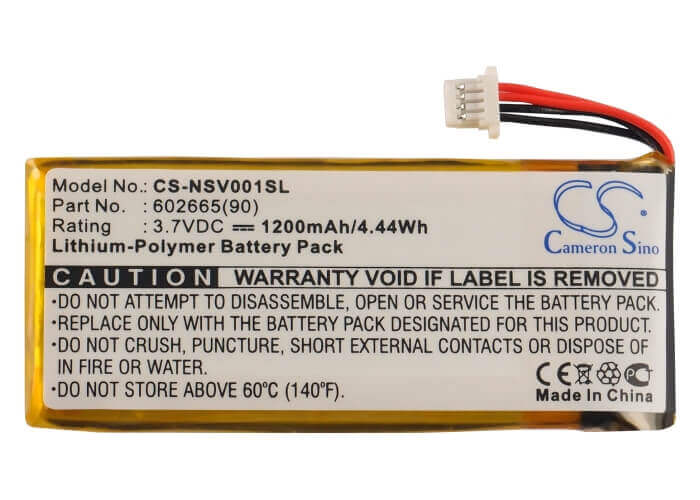 Battery For Insignia Ns-nav01 3.7v, 1200mah - 4.44wh Batteries for Electronics Cameron Sino Technology Limited (Suspended)   